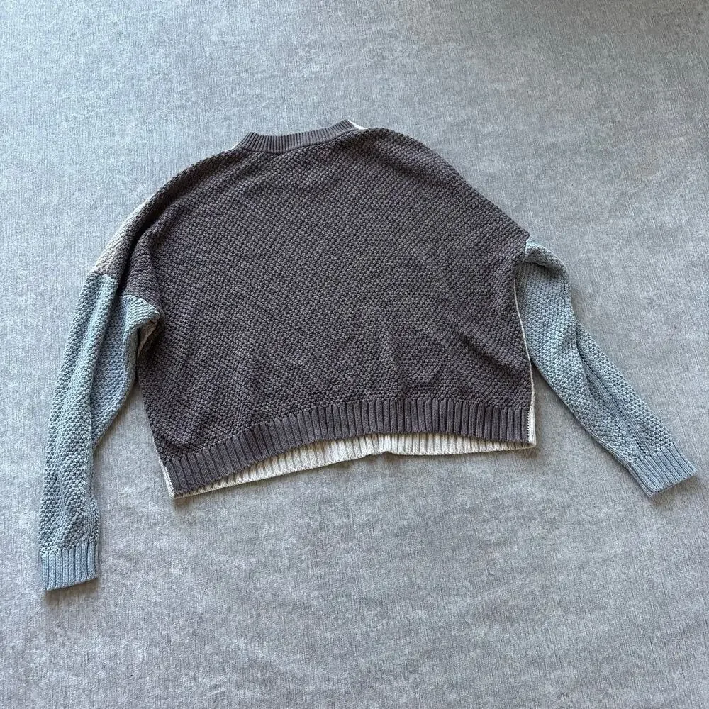 Cotton by Autumn Cashmere Colorblock Knit Sweater - Picture 2 of 4